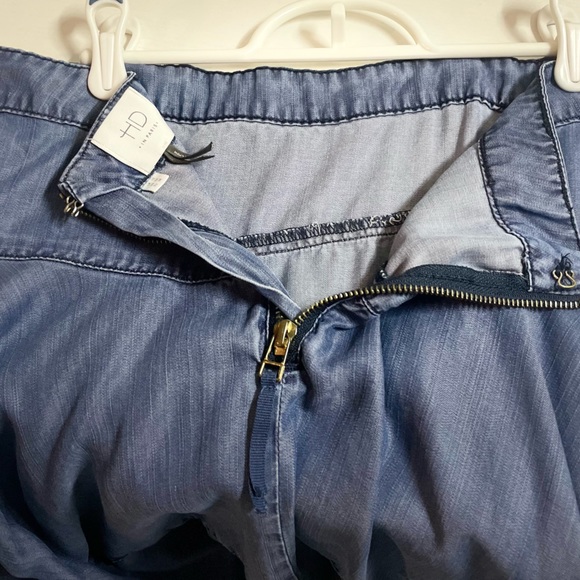 SALE&Discounted shipping!! HD in Paris Denim asymmetrical knee length skirt - Picture 10 of 16